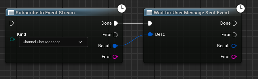 Pic 10 - New enum in “Subscribe to Event Stream” node and new “Wait for User Message Sent Event” async node